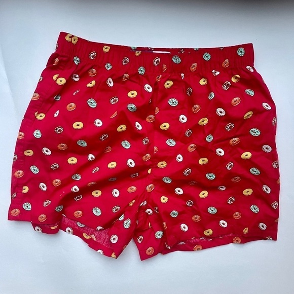 🎯3/$10 NWOT Old Navy Donut Boxers Boxer Shorts Underwear Cotton Red Small - Picture 1 of 5